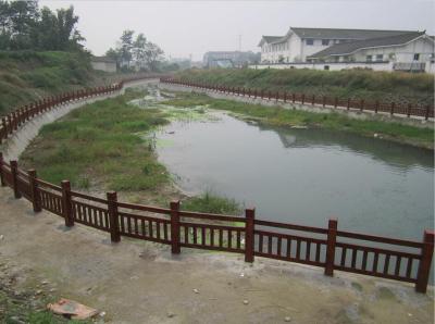 西昌琼海湿地公路仿木护栏